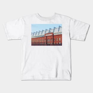 Ibrox Stadium at blue hour Kids T-Shirt